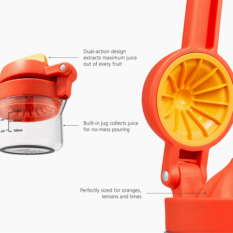 ที่คั้นน้ำพร้อมกระบอกเก็บ JOSEPH JOSEPH รุ่น JUICEMAX สี ORANGE & YELLOW N1000086_5